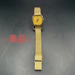 美品 SEIKO エクセリーヌ ゴールド 腕時計 レディース クォーツ