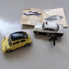 タイムスリップグリコ　パトカー、スバル360 2個セットのサムネイル
