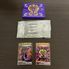 CSM Vバックル 4大仮面ライダーセット付属カードデッキ 仮面ライダー王