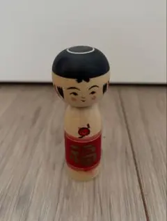 木製こけし人形「福」　無印良品日本の縁起物