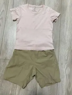 無印　Tシャツ100サイズとショーツ110サイズのセット
