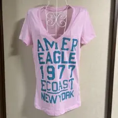 American Eagle Outfitters ピンク Tシャツ S/P