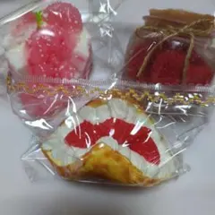 スクイーズ　フルーツスイーツセット