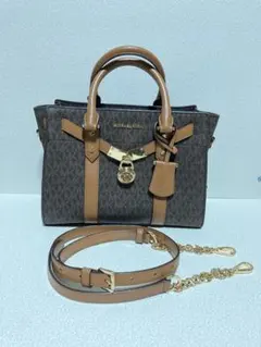 まなか様専用【訳アリ】マイケルコース 2wayバッグ ブラウン MK柄