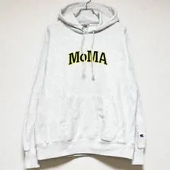 MoMA champion パーカー L グレー