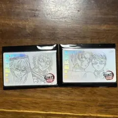 鬼滅の刃 ムービーチケット風カード 善逸&獪岳 村田＆愈史郎