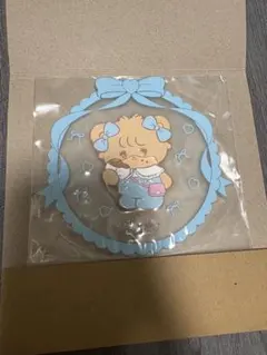 mikko ガチャガチャ　クリアラバーコースター2　ラテ