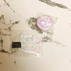 ミカリンゴ様専用【SC】ヘアクリップ＆缶バッジ