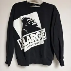 XLARGE ゴリラプリント トレーナー ブラック