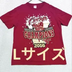 【2016年優勝】広島カープ Tシャツ Lサイズ 赤 記念品 応援グッズのサムネイル