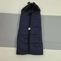 MIKI HOUSE フード付きキャリーケープ ネイビー