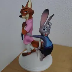 ズートピア2 ACT/CUT プレミアムフィギュア ジュディ & ニック 箱無し