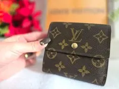 ♡Louis Vuitton ルイヴィトン 三つ折り財布 モノグラム Wホック♡