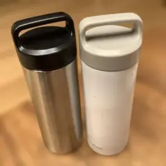 fulme 水筒500ml シルバー　白　2本セットのサムネイル