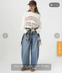 Russell Athletic ロゴプリント長袖Tシャツ　ベイフローのサムネイル