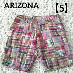 arizona アメリカ古着 5 パッチワーク ショートパンツ 綿100%のサムネイル