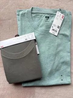 ユニクロUNIQLO スピーマコットンTシャツ　クールネックTシャツ