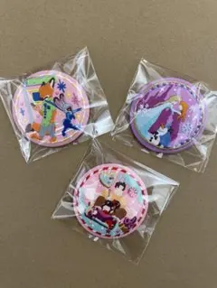 ディズニー 刺繍缶バッチ 3個セット①
