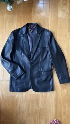 TOMMY HILFIGER ブラックレザージャケット