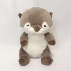 プレミアムねむねむアニマルズ　お座り抱きまくら　かわうそ　Sのサムネイル