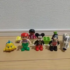 LEGO レゴ デュプロ ディズニーなど フィグ&ブロック まとめ売り 8点