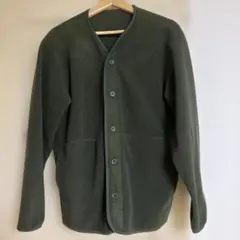 無印良品　ダークグリーン カーディガン Mサイズ
