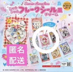 サンリオ シャカシャカフレークシール風チャーム マイメロディ