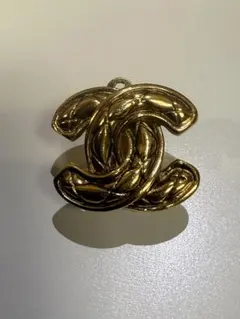 【片方のみ】CHANEL マトラッセイヤリング GP ヴィンテージ