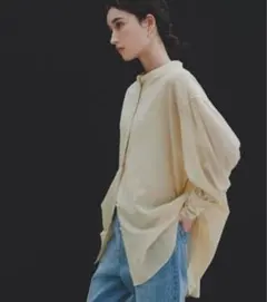 Apartbylowrys バンドカラーシアーシャツ 長袖