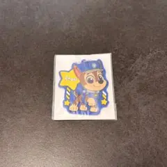 パウ・パトロール　☆ 新品未開封　チェイス　おなまえラバーチャーム　かっぱ寿司