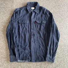 【G7】 Levi's 長袖デニムシャツ ブラック Sサイズのサムネイル