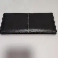 ブラックレザー長財布