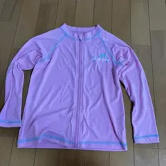 子供用ラッシュガード、120cm、ピンク