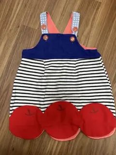 baby cheer リンゴ ジャンバースカート ジャンスカ