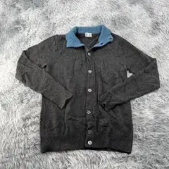 Coen 寇依 針織衫 開襟衫 羅紋編織 高領 羊毛混紡