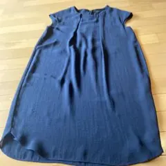 COS ネイビー 半袖フォーマルワンピース EUR40