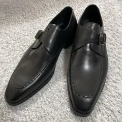 ブラック ドレスシューズ バックル付き