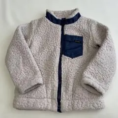 ブランシェス　ボアジャケット　アイボリー　110 BRANSHES