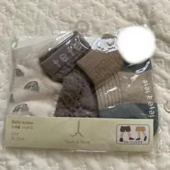 tete a tete ベビー靴下 3足セット 9-15cm