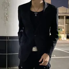 comme ca ism テーラードジャケット ストライプ 00s CD36