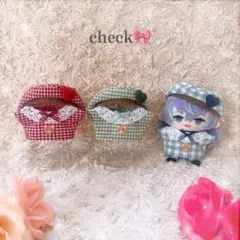 にじぱぺっと ぬい服 トップス ベレー帽 セット 【red】