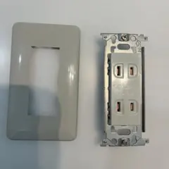 WNP 1302MWP フルカラー埋め込みダブルコンセント