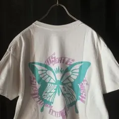 ね*と様 Y2K 蝶 Tシャツ 平成ギャル 00s 白T 希少 古着 一点物