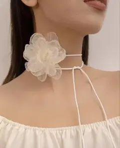 チョーカー　お花