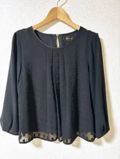 シフォンブラウス 長袖