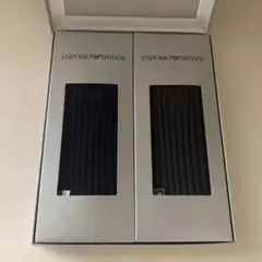 新品未使用【EMPORIO ARMANI】エンポリオアルマーニ　2足組ソックス