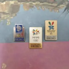 長野オリンピック　SEIKO　ピンバッジ