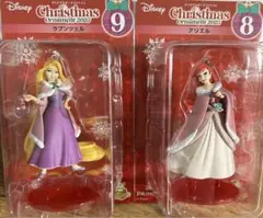 ディズニー クリスマスオーナメント2025 ハッピーくじ　ラプンツェル　アリエル