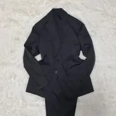 WWS グローバルワーク 洗える 速乾 ブラック セットアップ スーツ