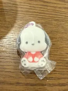 サンリオ　ふわふわフロッキーマスコット　ポチャッコ　ガチャ